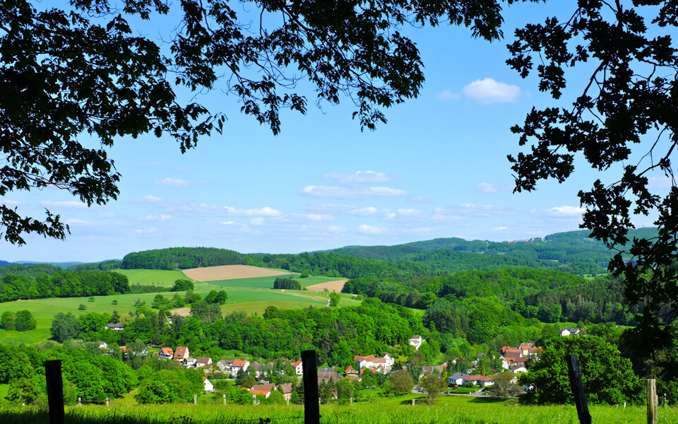 Blick auf Hoxhohl und Neunkirchen